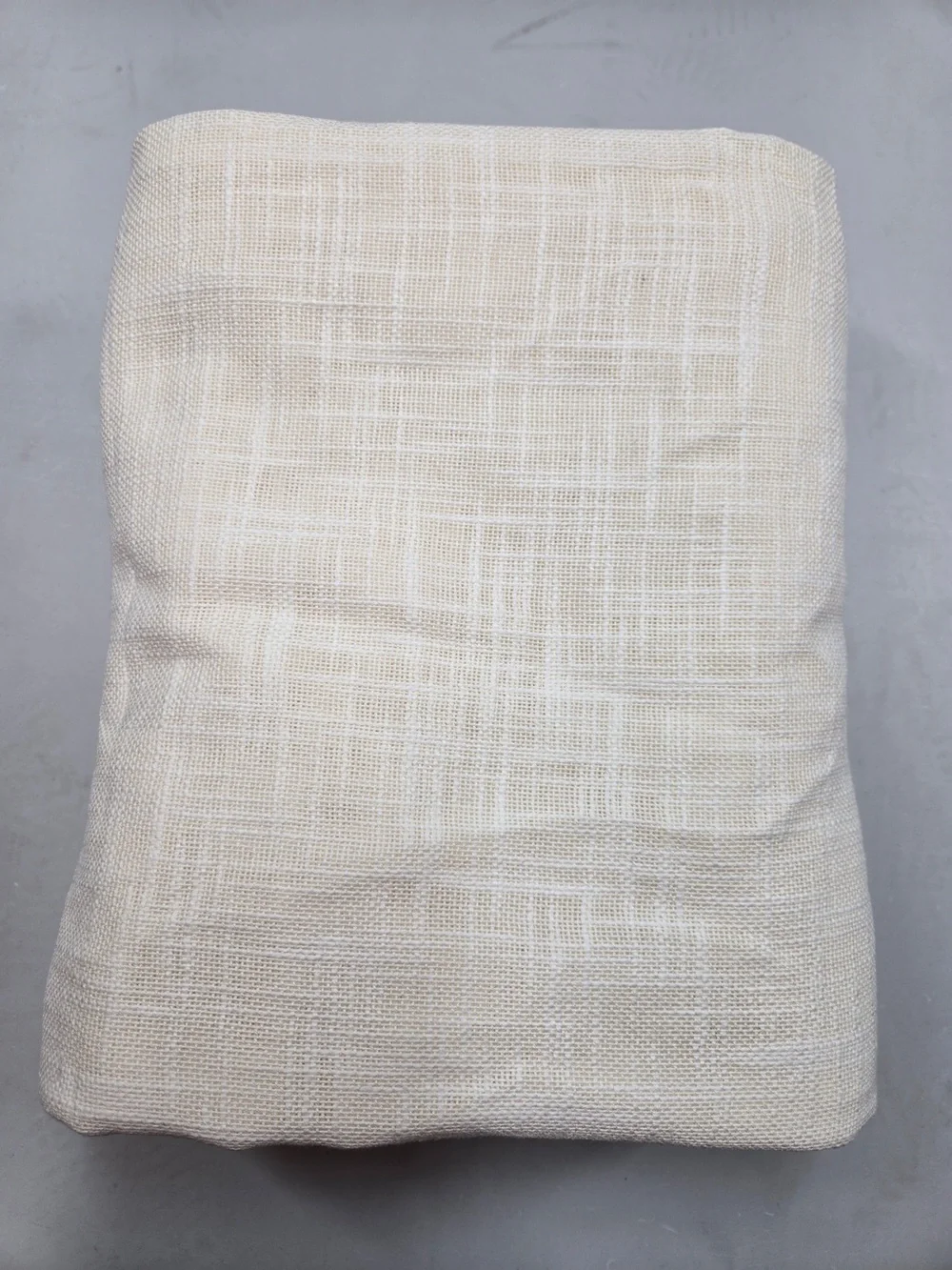 QUINCE Set Of 2 48x84 Cotton Sheer Curtains Ivory 9749